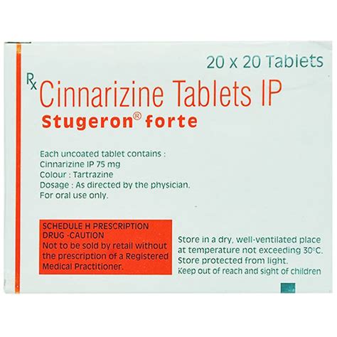 Stugeron Forte Tablet | Uses, Side Effects, Price | Apollo Pharmacy