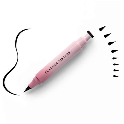 Winged Eyeliner Stamp - Feather Sisters