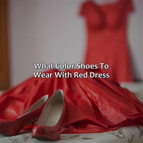 What Color Shoes To Wear With Red Dress - colorscombo.com