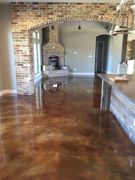 Stained Concrete Floors For Homes – Flooring Ideas