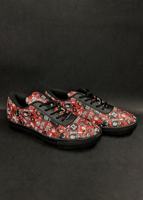 Get Red Anime Printed Casual Shoes at ₹ 1399 | LBB Shop
