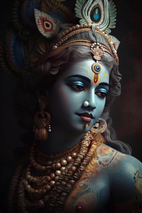 Hindu god krishna beautiful graphic image 22692094 Stock Photo at Vecteezy
