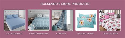 HUESLAND by Ahmedabad Cotton 144 TC Cotton Bedsheet for Double Bed ...