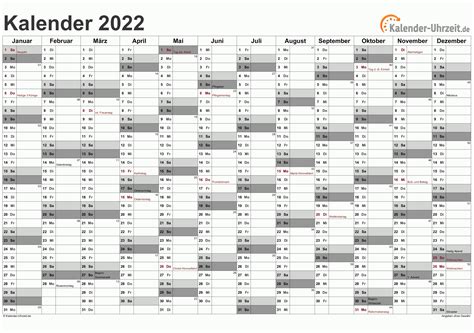 Jahresplaner 2022 Zum Ausdrucken A4 | Images and Photos finder