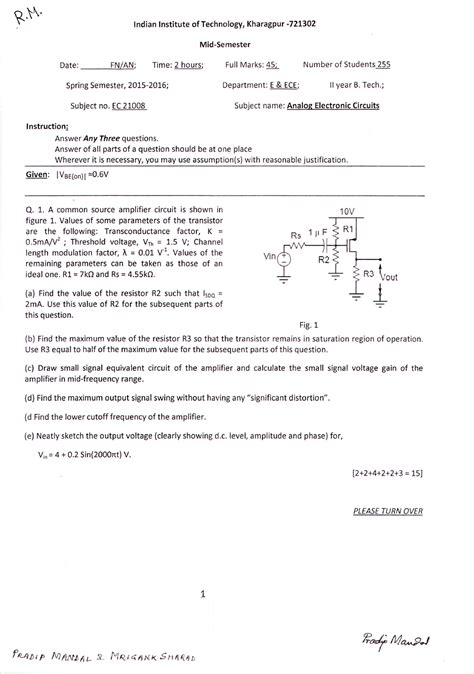 Sample/practice exam 15 September, questions and answers - Indian ...