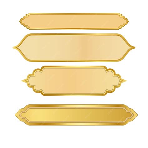 Premium Vector | Name Tag Khmer art in gold radient color