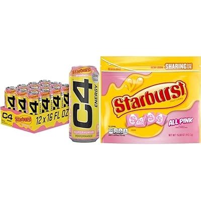 C4 Energy Drink by Cellucor | STARBURST Strawberry | India | Ubuy