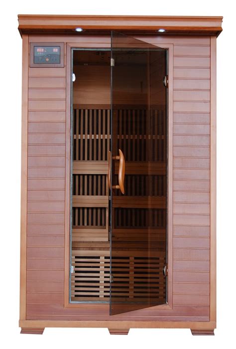 Buy Yukon 2 Person Cedar Infrared Heatwave Sauna with 6 Carbon Heaters ...