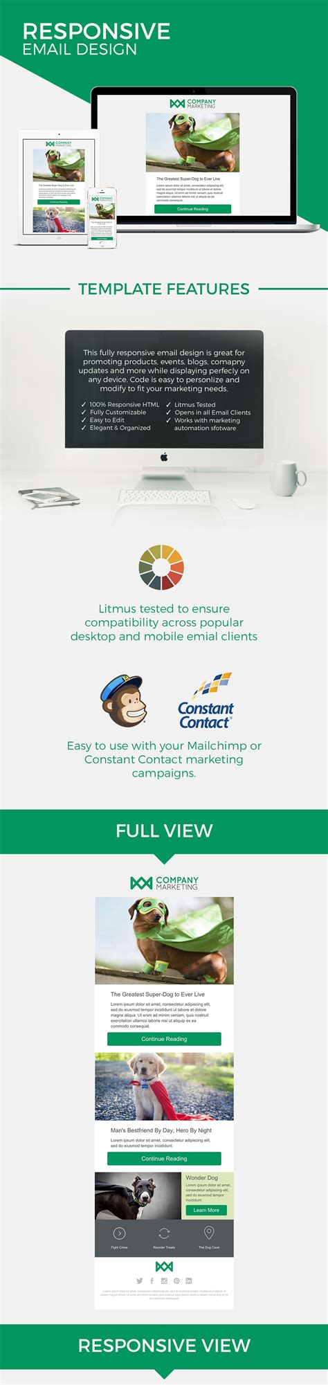 Responsive Email Template - HTML on Behance