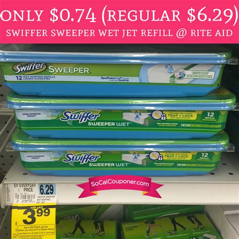 HOT! Only $0.74 Swiffer Sweeper Wet Jet Refill @ Rite Aid - Deal Hunting Babe