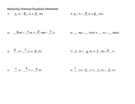 Free Science Lessons How to Balance Equations 的图像结果