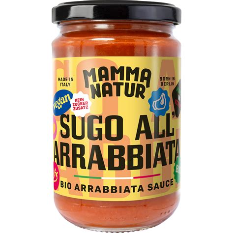 MAMMA NATUR Sugo all´arrabbiata Bio - Bio arrabbiata Sauce 280g online ...