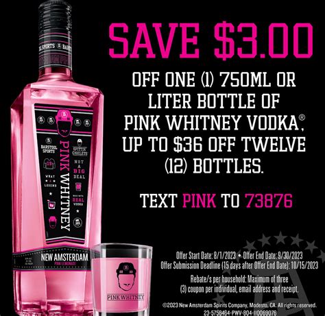 Pink Whitney Vodka | Lisa's Liquor Barn