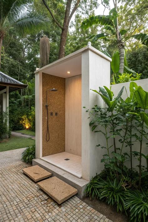 17+ Inspiring Outdoor Shower Floor Ideas - Garden.eco