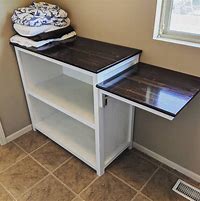 Image result for Built in Folding Laundry Table
