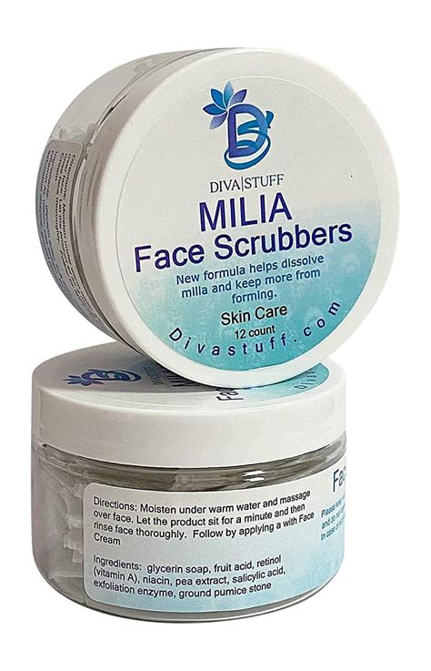 Diva Stuff Milia Facial Treatment Bundle, 2 Face Scrubbies and India | Ubuy