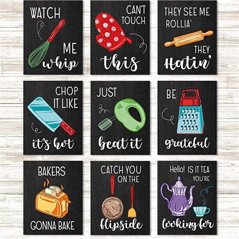 Zonon Humorous Kitchen Quotes Wall Art for Farmhouse & India | Ubuy