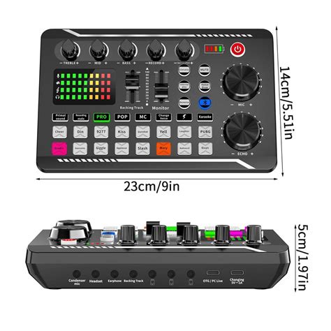 Buy Julam Podcast Microphone Sound Card Kit Professional Sound Mixer ...