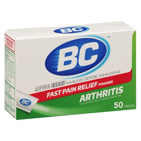 BC Powder, Arthritis Pain Reliever, Fast-Dissolving Aspirin Packs for