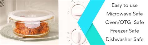 Buy Femora Borosilicate Glass Containers for Kitchen | 1 Year Warranty ...