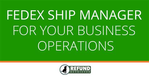 FedEx Operations Manager 的图像结果