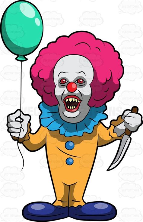 clown cartoon scary