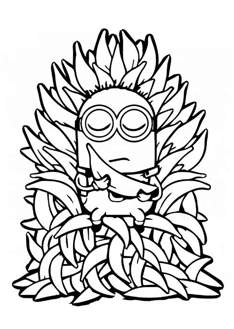 Halloween steve minion coloring pages - jtquest