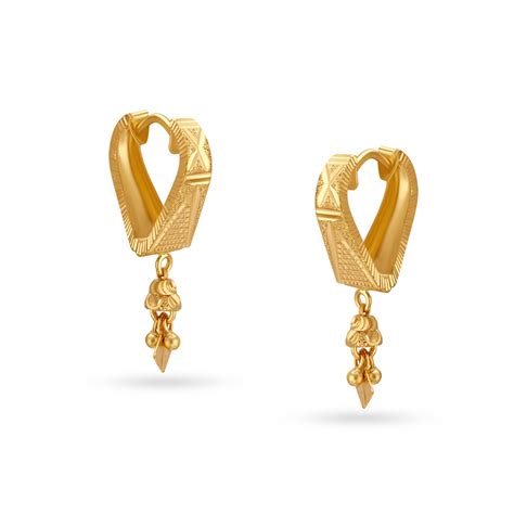 Bali Earrings | Buy Gold And Diamond Bali Earrings Online | Tanishq ...