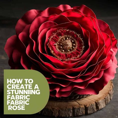 How to Create a Stunning Fabric Rose: A Step-by-Step Guide - Fabricerie