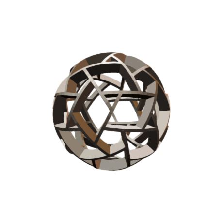 p3d.in - 014 Bar-grid sphere - 60 elements