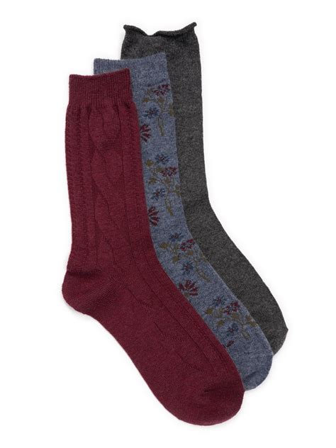 MUK LUKS Women's Boot Socks, 3 Pairs - Walmart.com