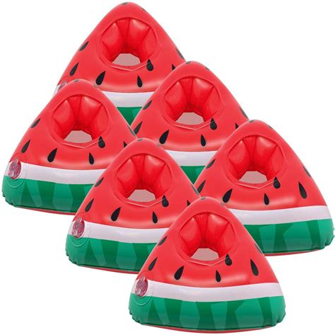 Inflatable Watermelon Slice Drink Holder (Pack of 2) | Pool Inflatables ...