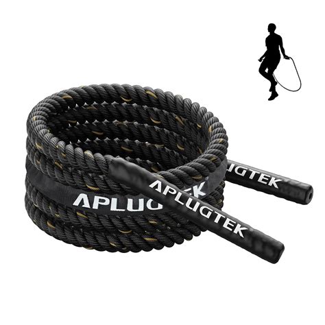 Buy Weighted Jump Rope for Fitness, APLUGTEK Heavy Jump Rope Exercise ...