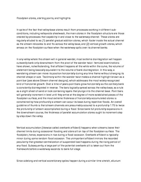 Floodplain stor-WPS Office - Floodplain stores, starting points, and ...