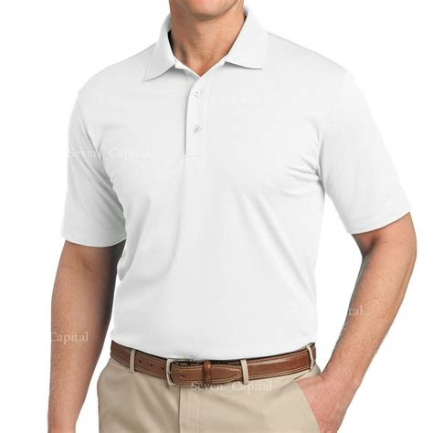 Mens White Polo Shirts