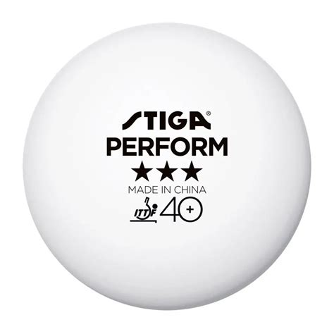 STIGA Perform 40+3 Star Balls Pack of 6