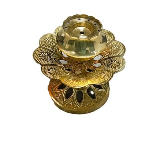Brass Agardan Emporal for Burning Agarbatti Large Size : Amazon.in ...