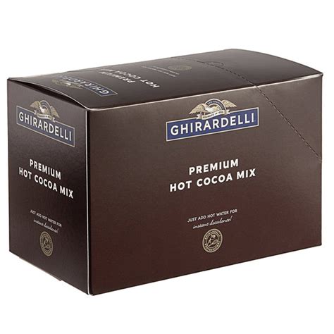 Ghirardelli Premium Hot Cocoa Mix 1.5oz Packets - Barista coffee machine