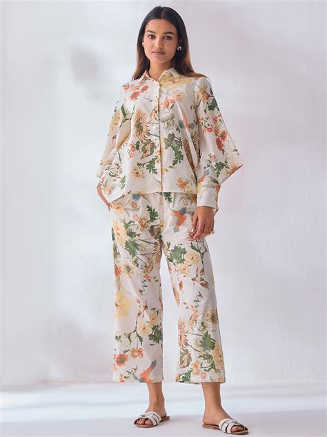 Summer Bloom Floral Trouser