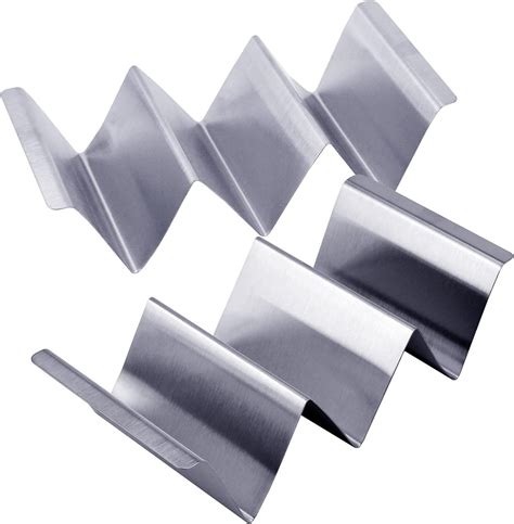 Stainless Steel Taco Holder Set - Holds 3 Tacos, Nepal | Ubuy