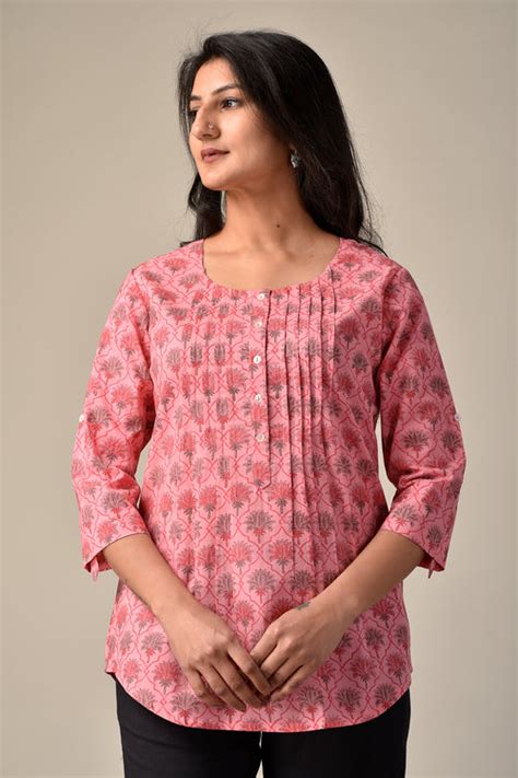 Buy Handloom Tops Online at Best Prices In India | Indirookh