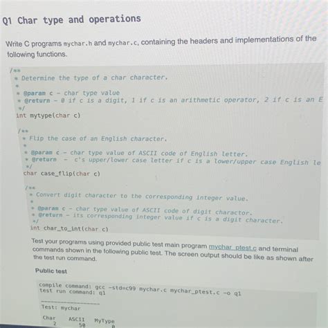 Image result for Char Example.c