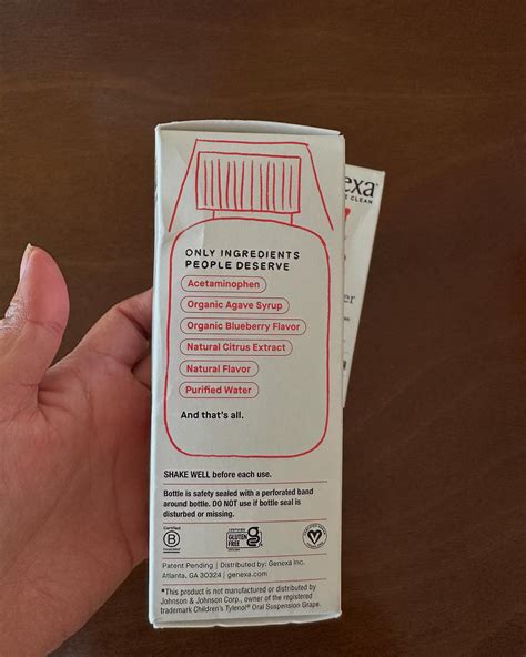 R E U S A | Genexa (Paracetamol/Acetaminophen) • Para la fiebre y el dolor. • Para niños de 2 a ...