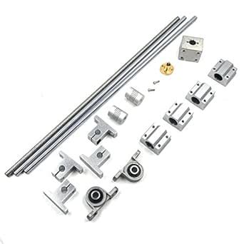 Lead Screw Bearing Mounts, Mergorun 450mm Horizontal Optical Axis & 8mm ...