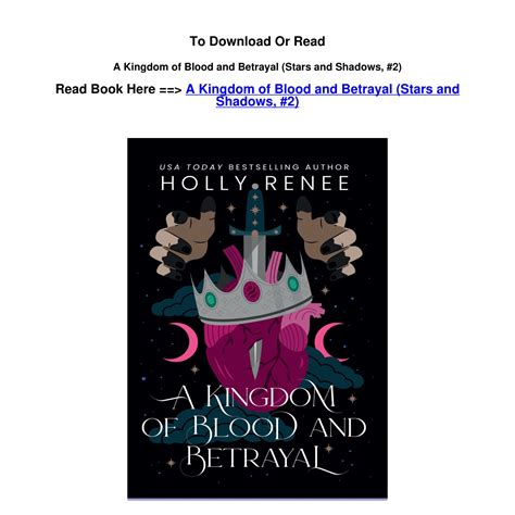 DOWNLOAD Pdf A Kingdom of Blood and Betrayal Stars and Shadows 2 By ...