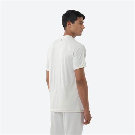 Buy Men's Cricket Jersey Advanced Sun Protection P 900 UV White Online ...