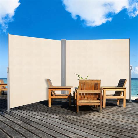 WICHEMI 236 x 71 Double Retractable Side Awning India | Ubuy