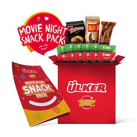 Buy ULKER "Movie Night" Snack Pack - Variety Pack & Care Package (15 ...
