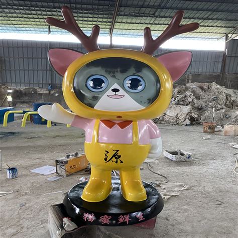 龙猫雕塑玻璃钢卡通动画人物_厂家图片价格-玉海雕塑