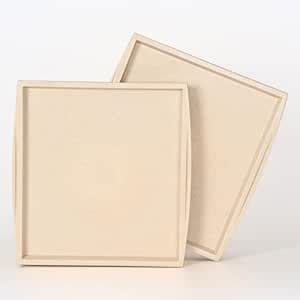 Eha Earth Friendly Square Trays for Serving Set of 2 | 11 Inch ...
